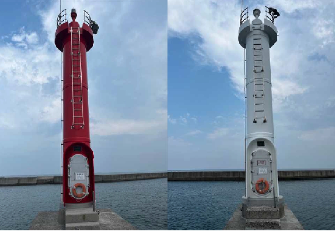 洲本港北防波堤灯台ほか1件施設改良改修工事